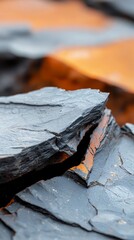 two halves with one protruding