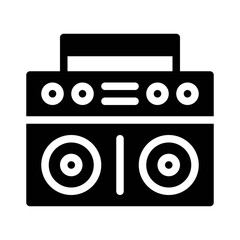 radio glyph icon