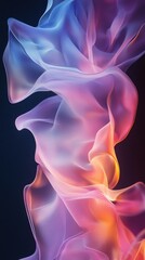 Naklejka premium Ethereal Flow: A Dance of Colors and Soft Textures