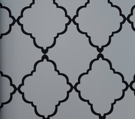 set of frames black silver background