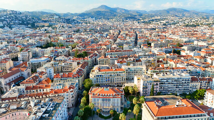 Nice, France - bird's eye view