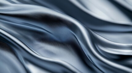 Naklejka premium wavy fabric, left half lightly tinted blue