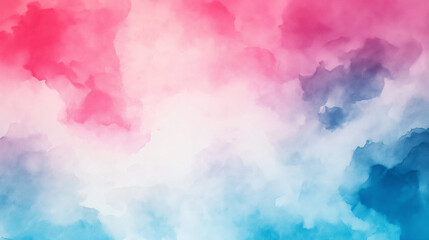 A colorful watercolor painting with a white background