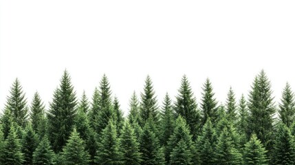 Fototapeta premium Real cedar forest background nature trees.