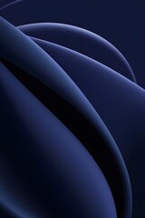 A smooth abstract background with flowing waves and circular patterns in a futuristic design featuring soft blue tones and curves