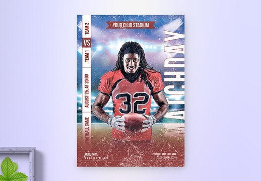 Soccer Sport Match Tournament Flyer Template