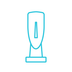 Ancient Cycladic art, Head, Isolated on white background. From blue icon set.