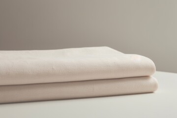Simple towel mockup blanket linen home decor.