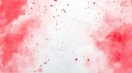 A colorful watercolor painting with a white background