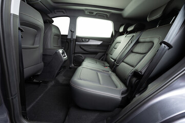 Big spacious car interior