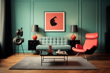 Interior room architecture furniture chair.