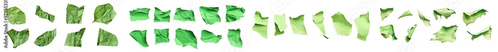 Poster There are many different designs and styles in this collection set. Mockup template artwork for dark light green lime crushed wrinkle scrunch torn square paper old tear crumple rip edges on