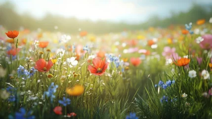 Poster de jardin Prairie, marais Celestial meadow  © alan