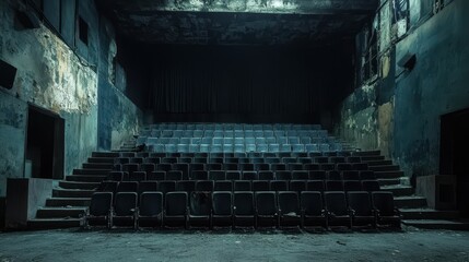 Abandoned Movie Theater - A Haunting Relic of the Past