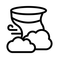 hurricane line icon