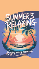 Naklejka premium 2d vector illustration t-shirt design with lettering 