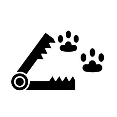bear trap glyph icon