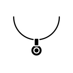 necklace glyph icon