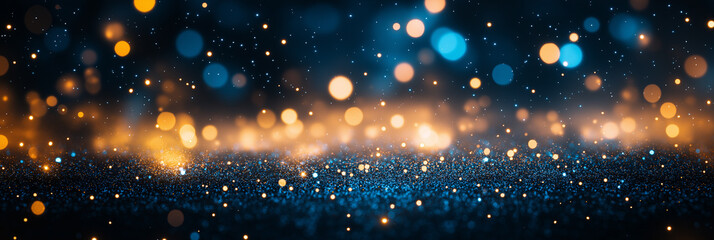 Fototapeta premium A blue background with many small blue dots