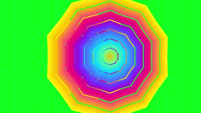 Green screen Simple aesthetic colourful gradient rainbow motion graphic for commercial product ads