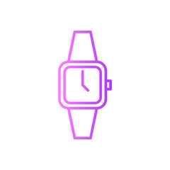 Obraz premium clock gradient icon