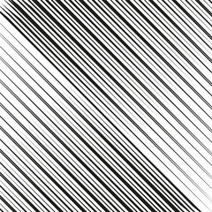 Fototapeta premium Diagonal lines pattern, dynamic black and white. Geometric abstract design. Monochrome vector background.