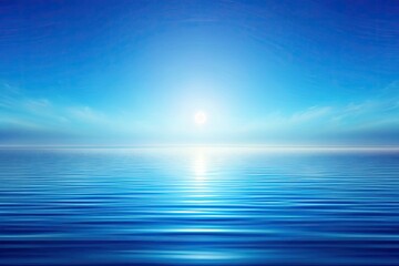 Obraz premium Vibrant blue gradient background with subtle texture and gentle fade, evoking feelings of serenity, calmness, and tranquility, perfect for corporate, technology, or wellness applications.