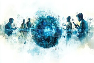 Obraz premium Empowered by Access, Digital Inclusion and Equity