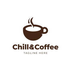 Simple and Minimal coffee logo design for your logo business