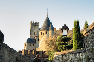 La cité de Carcassonne en Occitanie France