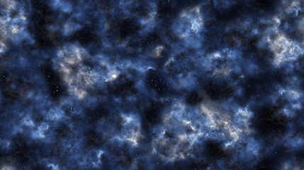 Fototapeta premium Deep Space Stars: Seamless design of a deep space sky with distant stars and faint