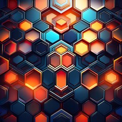 Elegant and Sleek Geometric Hexagon Design