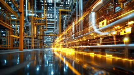 Fototapeta premium Network integration with automation and SCADA systems