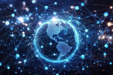Obraz premium Global E Commerce Web, E commerce Growth
