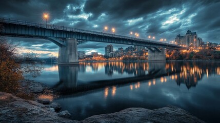 Fototapeta premium Ottawa's Alexandra Bridge cantilever