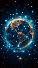 Obraz premium Global E Commerce Web, E commerce Growth