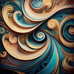 Energetic Dynamic Spiral Pattern Design