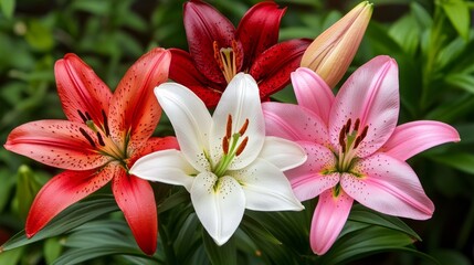 Fototapeta premium Lilium genus of plants