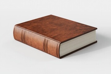 Obraz premium Vintage leather-bound book cover
