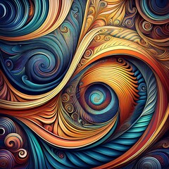 Exciting Dynamic Spirals Pattern for Unique Decor