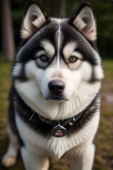 Obraz premium alaskan malamute dog