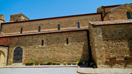 Obraz premium Basilica Minore e Santuario Maria SS. Regina di Anglona,Matera,Basilicat,Italy