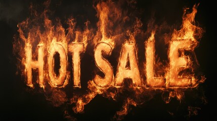 Flaming Hot Sale Typography