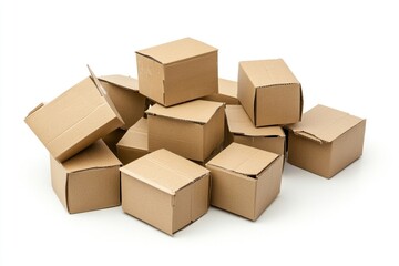 Fototapeta premium Cardboard boxes for shipping.