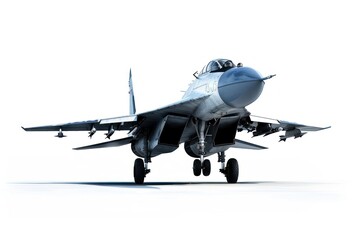 Fototapeta premium Modern fighter jet illustration