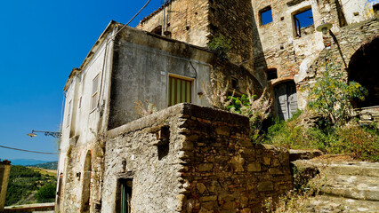 Borgo fantasma della Rabatana, quartiere abbandonato della cittadina di...