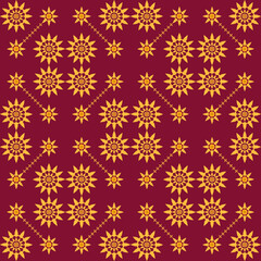 seamless floral pattern tribe cricle Navajo geometry fabric