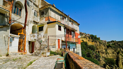 Borgo fantasma della Rabatana, quartiere abbandonato della cittadina di...