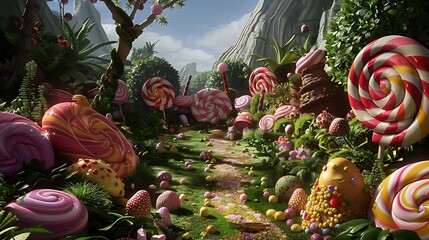 A candy and toy filled daydream the garden of eden for youngsters
