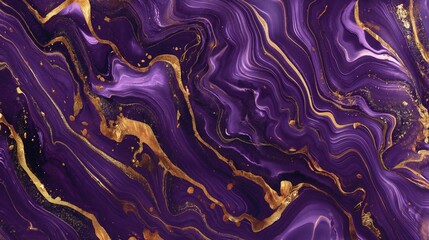 Fototapeta premium Trendy purple and gold marble and gold pattern texture background for wallpapers, posters, cards, invitations and websites